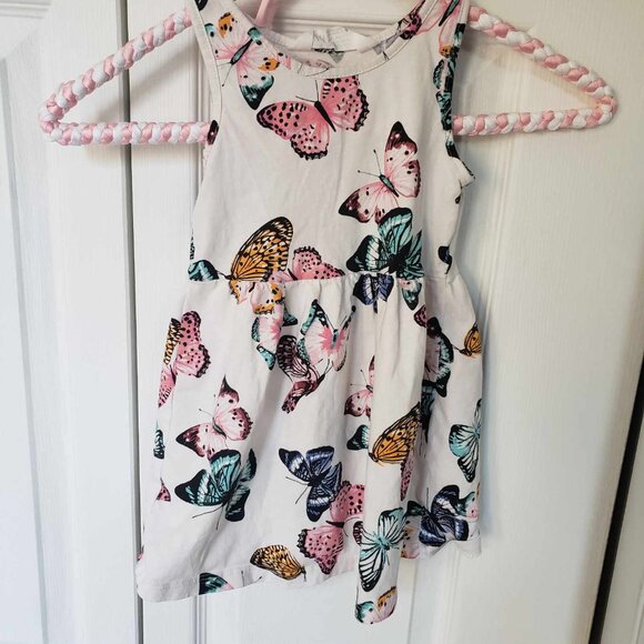 White Butterfly Dress Size 18-24M - Picture 3 of 4